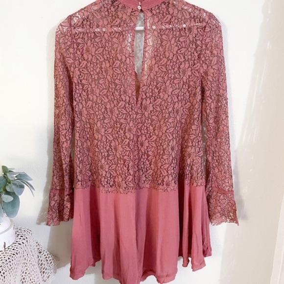 Free People Tell Tale Lace Tunic Dress - Picture 4 of 12